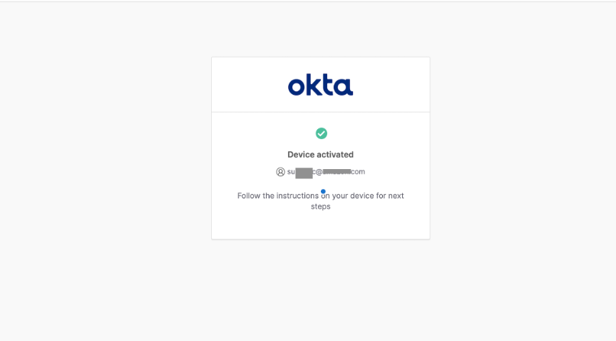 Screenshot of the browser authentication prompt for the device authorization grant flow, where the user confirms sign-in by verifying the device code displayed on screen.