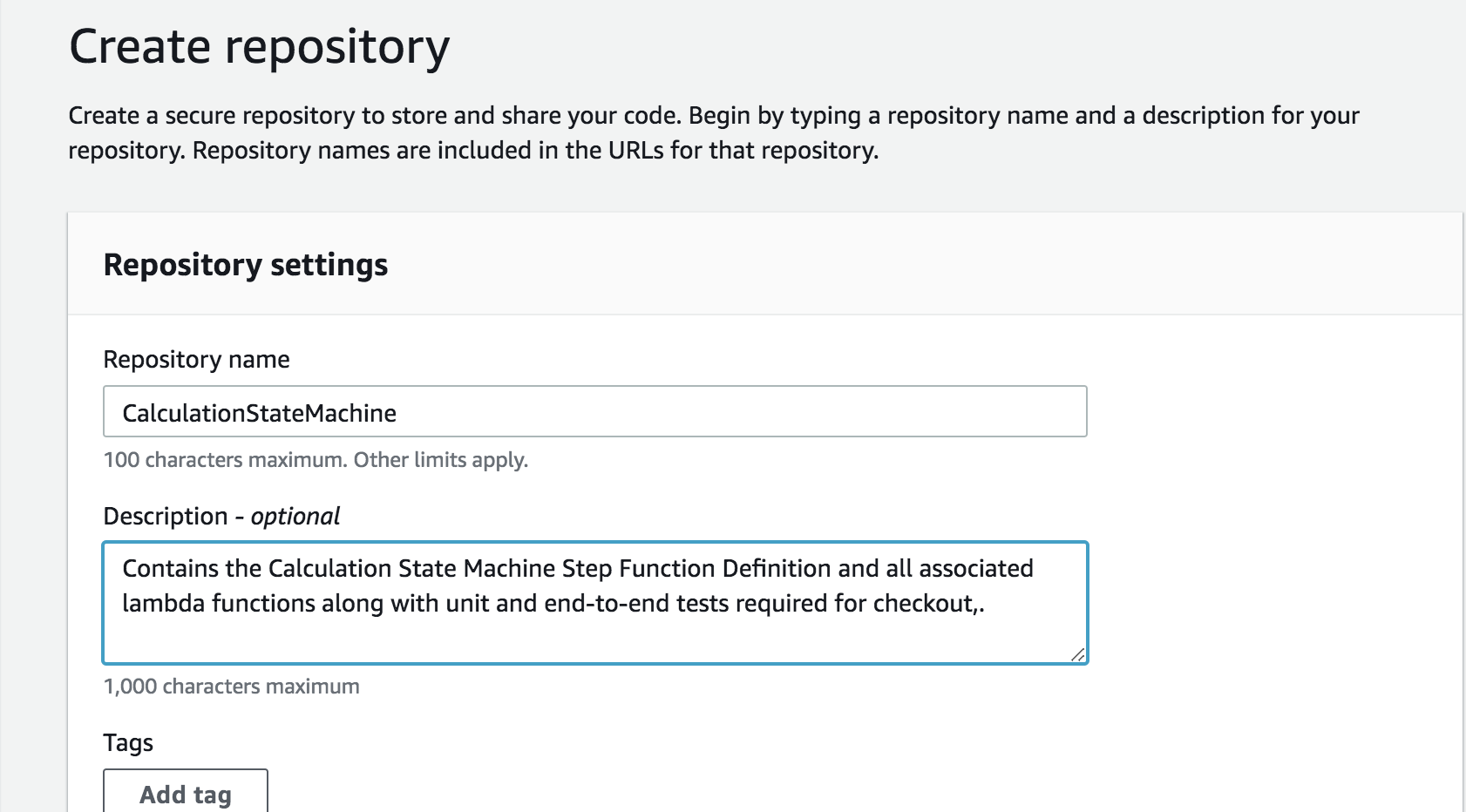 CodeCommit repository