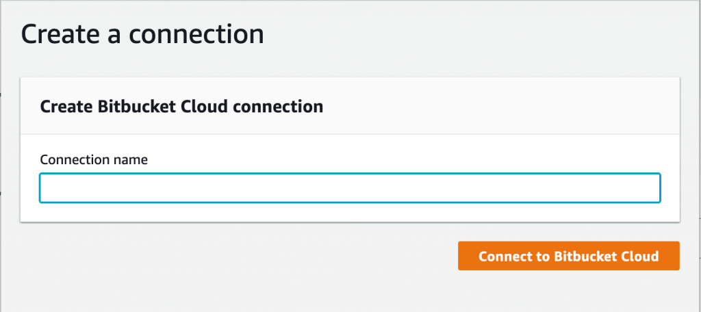 Screenshot of Create Connection Step1