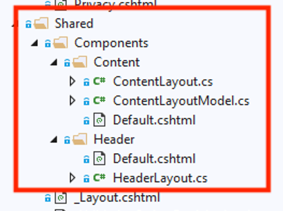 View component setup