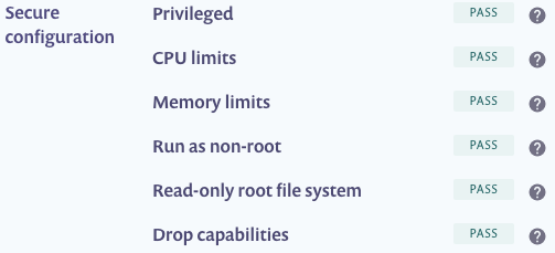 container image report fixed