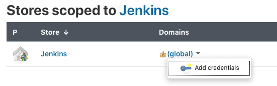 Jenkins credentials