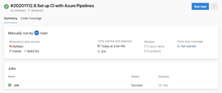 Azure DevOps screenshot
