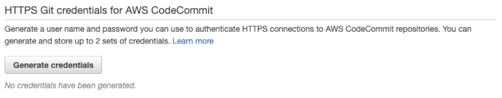 IAM console screenshot