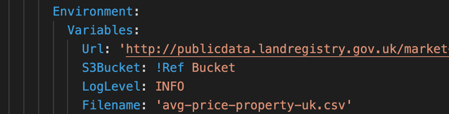 AWS Micro ETL Property statement