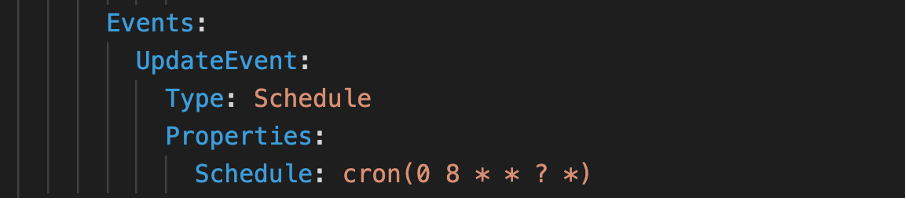 AWS Micro ETL cron expression