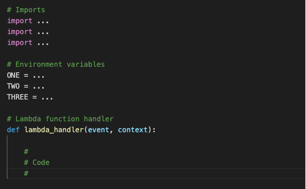 AWS Micro ETL Lambda handler
