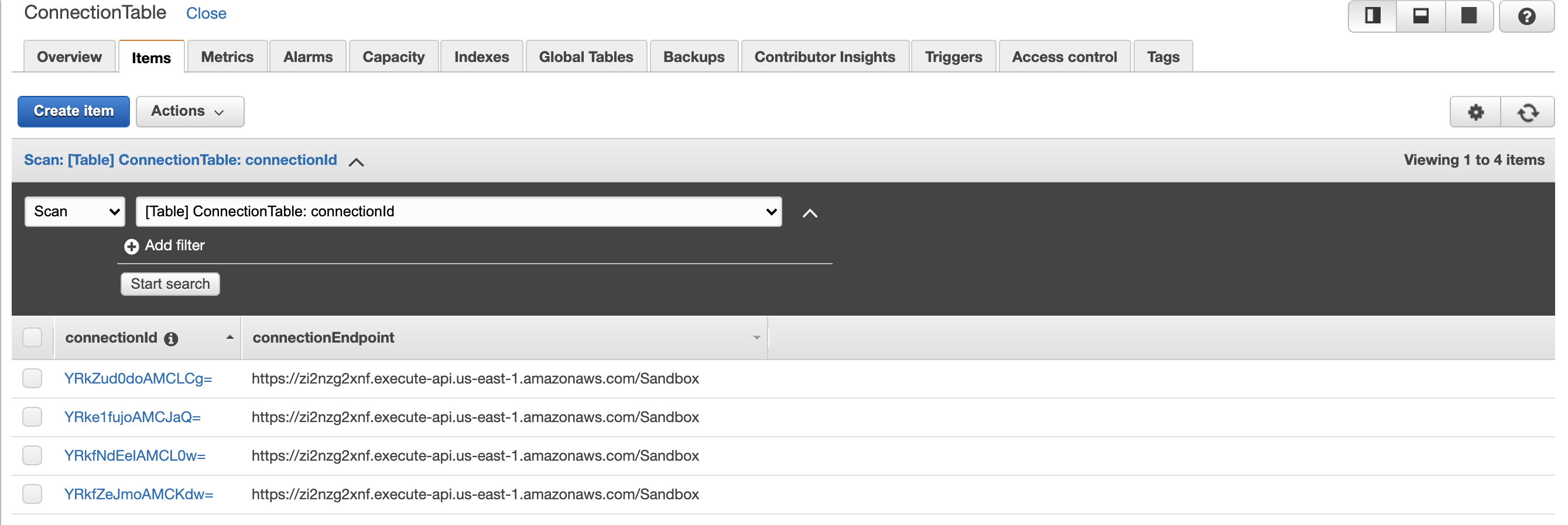 Feature toggle active connections