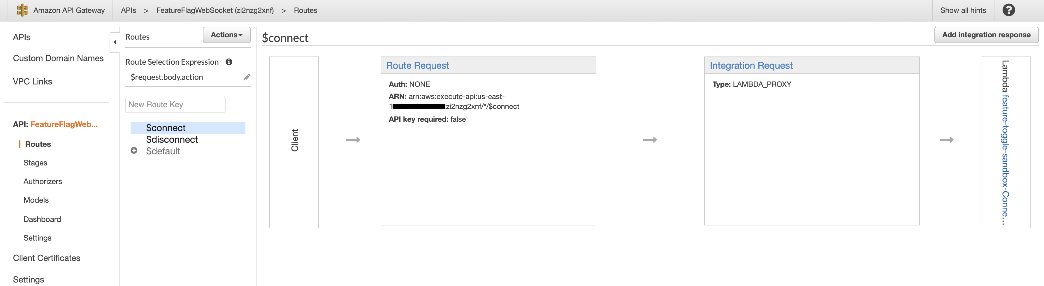 Connecting to feature toggle API