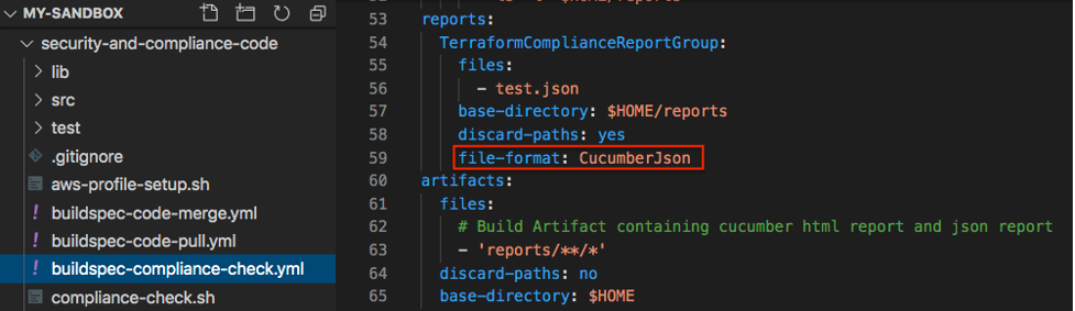buildspec compliance check