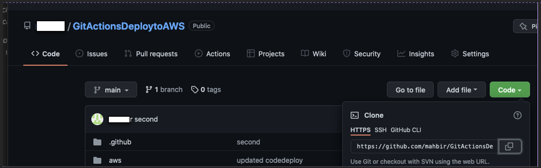 Figure2: Github Clone