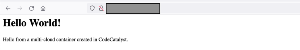 HTML application running successfully in AKS
