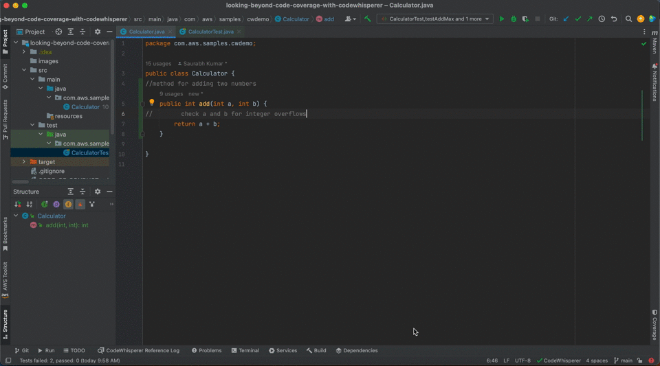 ScreenRecording 5. Code improvement- overflow check