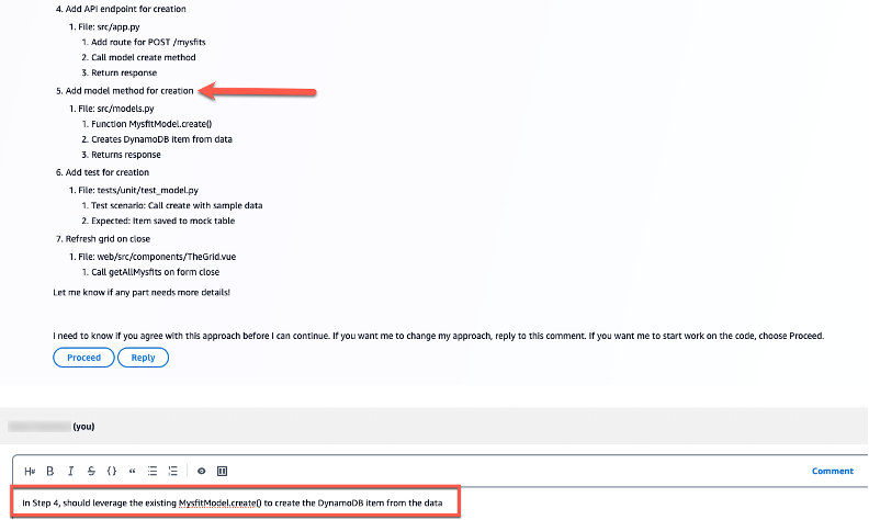 Figure 6: Provide feedback to Approach