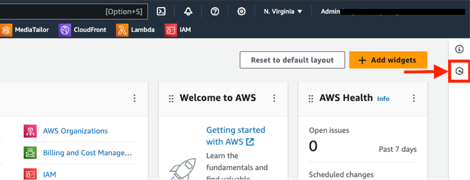 Figure 6 - Opening Amazon Q chat in the console