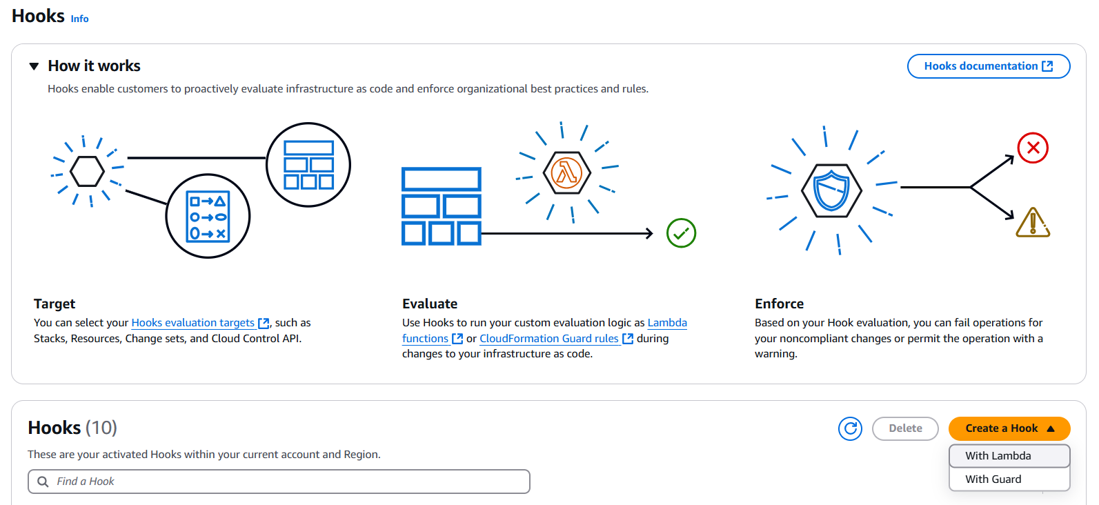 Lambda Hooks Creation