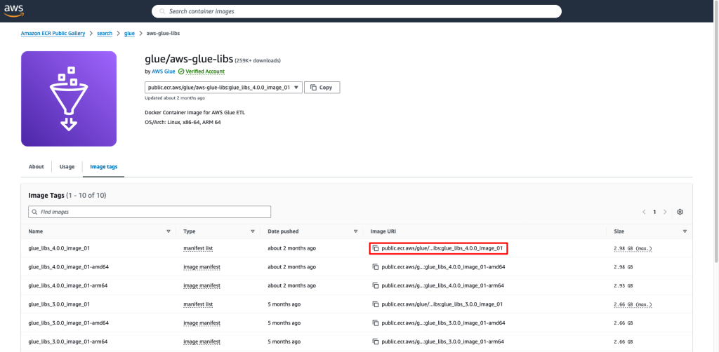Figure 2 Select Glue Library from Public ECR