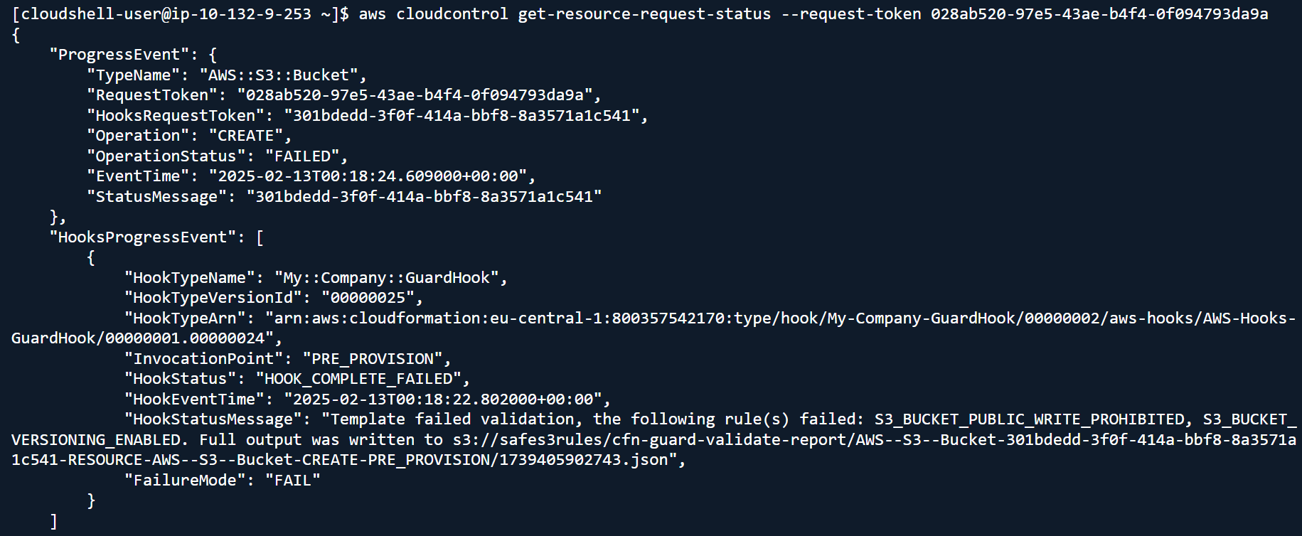 CloudFormation Hooks for AWS Cloud Control API target invocation point