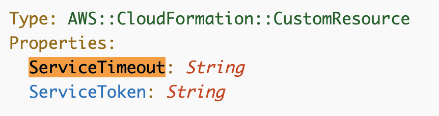 CloudFormation’s ServiceTimeout property for Custom resource