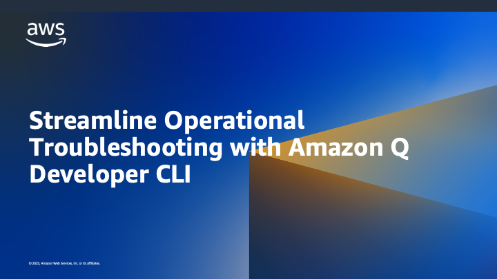 streamline-ops-troublethooting-q-developer-cli