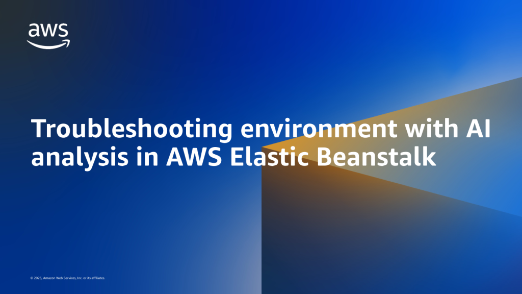 Troubleshooting environment with AI analysis in AWS Elastic Beanstalk