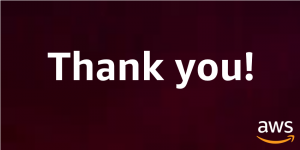 AWS Thank You
