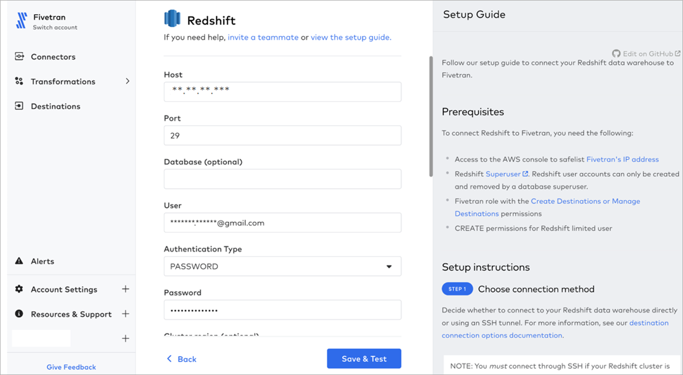 Fivetran-Redshift-Serverless-3