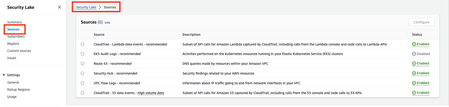 Centralizing security data from AWS services in Amazon Security Lake
