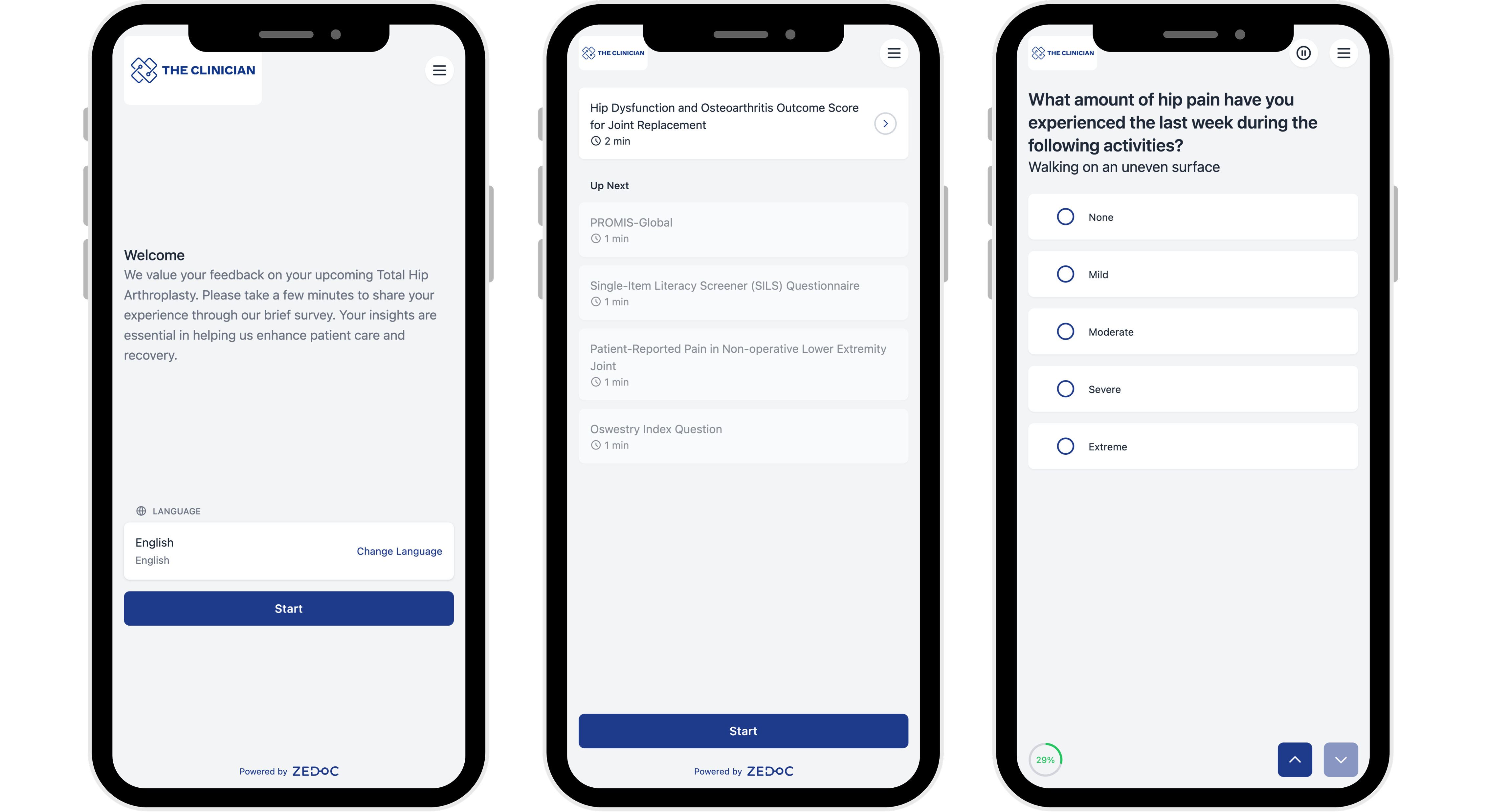 Patient App for data collection