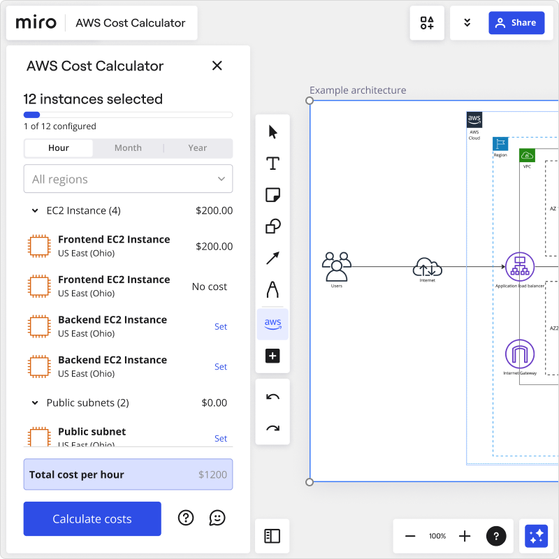 Miro Cost Calculator