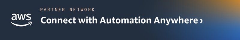 Automation Anywhere Connect Banner