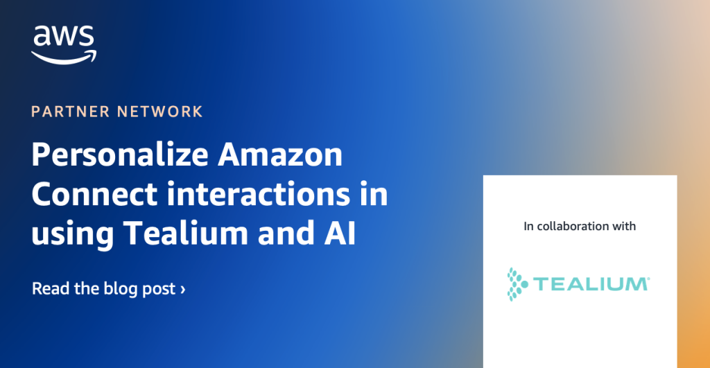 Tealium x Amazon Connect Blog Thumbnail