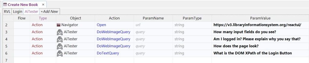 Figure 2: Using qualitative tests and tasks in an automated test case