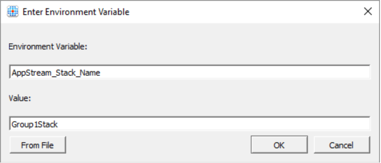 Add an Environment Variable assignment for your rules.