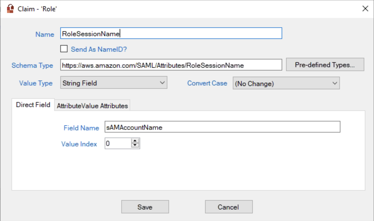 PortalGuard Claim configuration