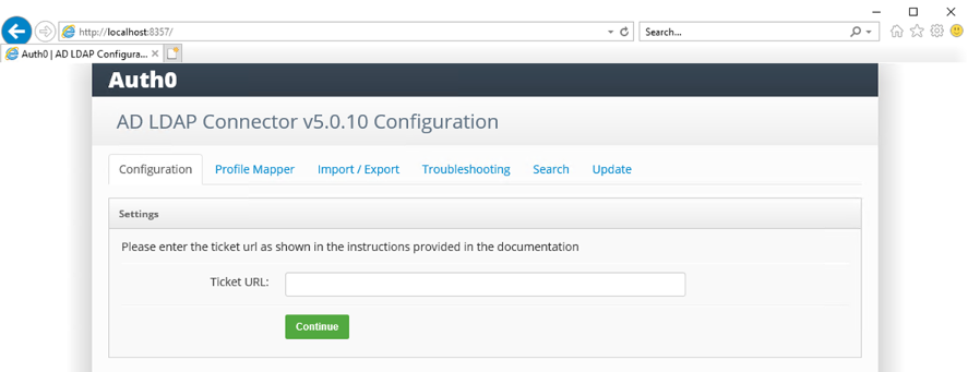 Active Directory Connector Configuration