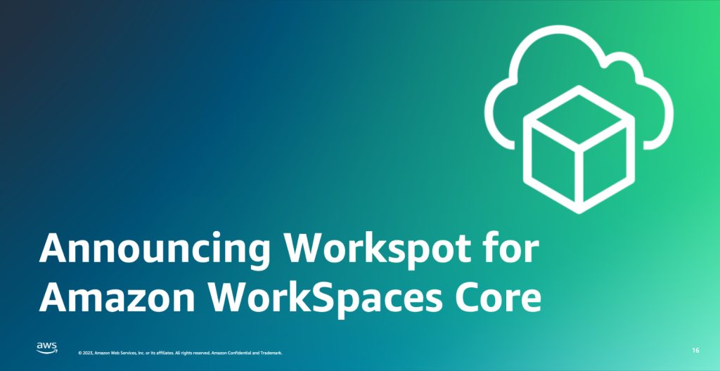 Announcing Workspot for Amazon WorkSpaces Core