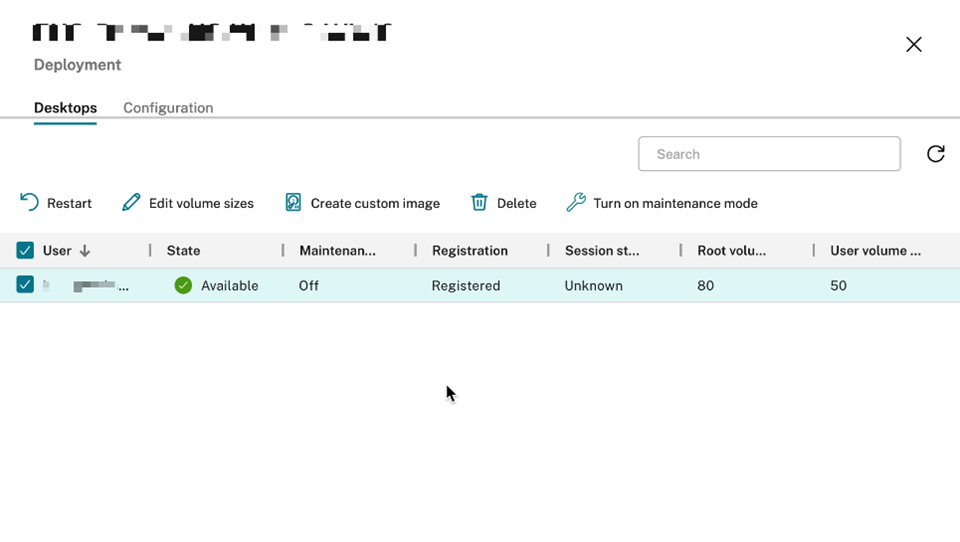 Create a custom image directly from an existing WorkSpace