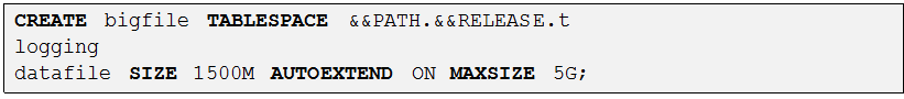 BigFileTableSpace