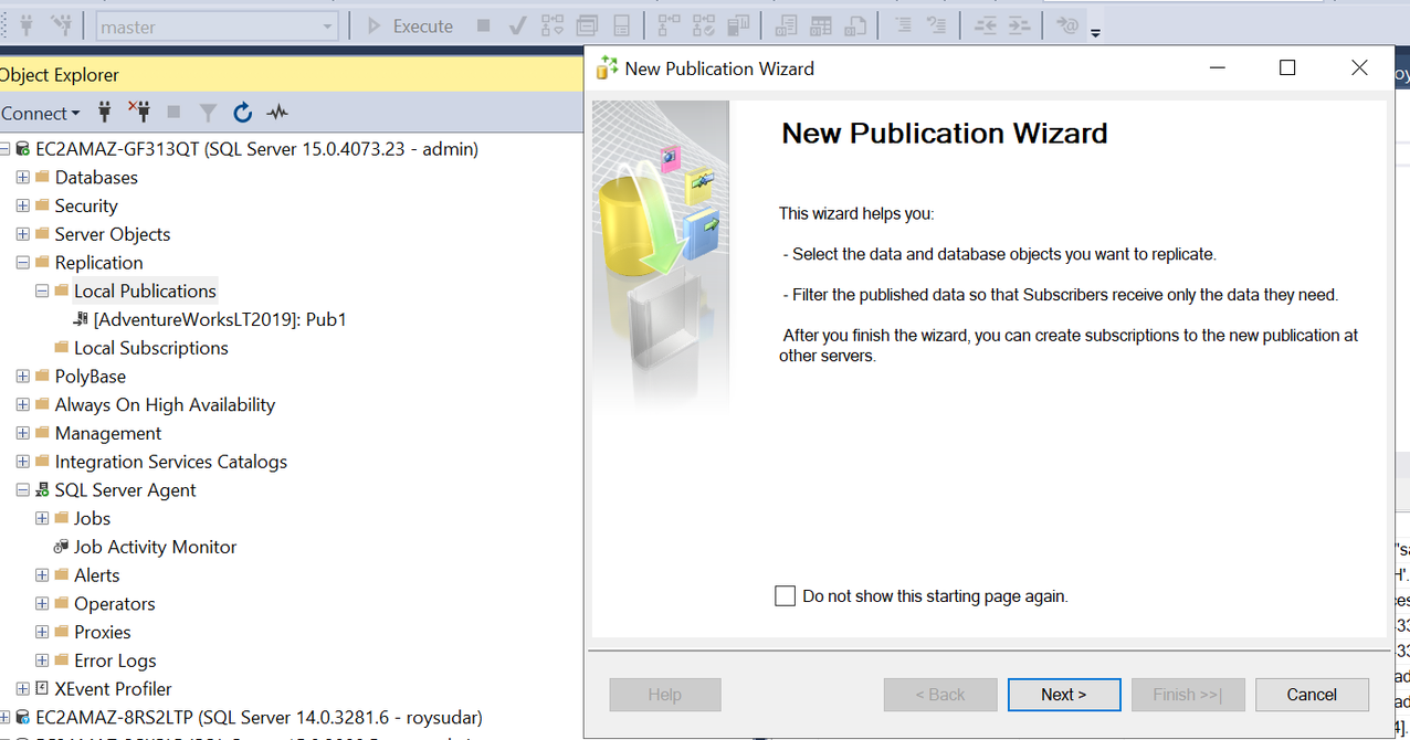 Figure 11: New Publication Wizard