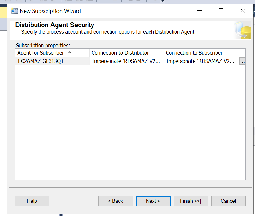 Figure 16: Distribution Agent Security