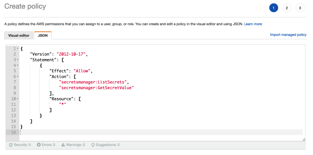 AWS IAM Add policy rules