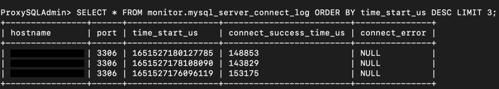 ProxySQL 成功连接到 GCP
