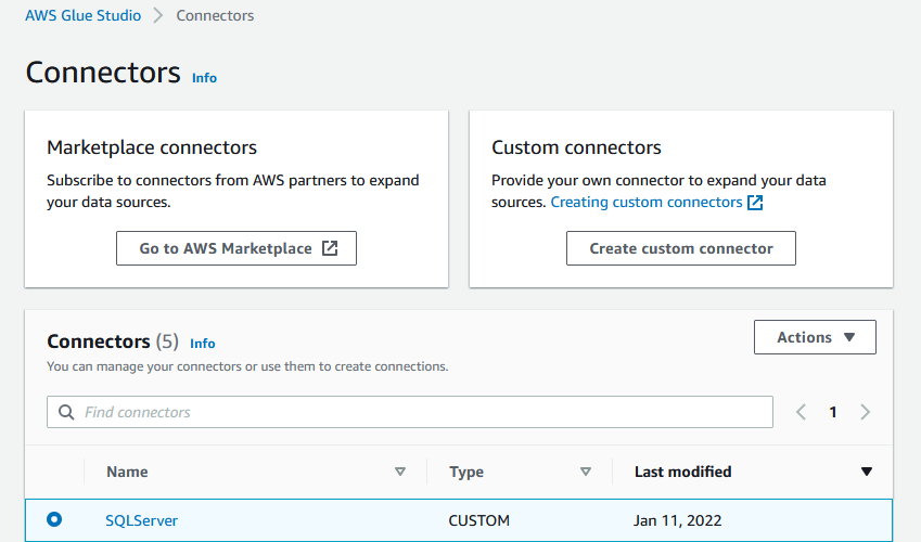 connector - create new connection