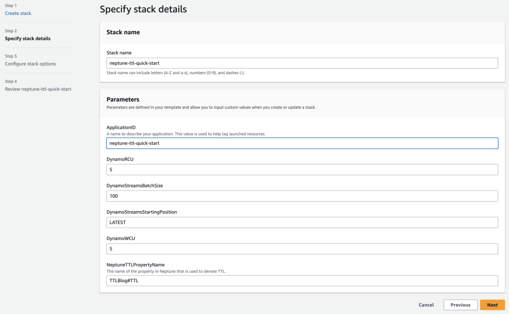 CloudFormation parameters
