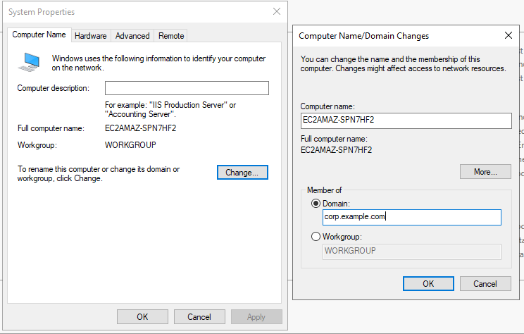 RDS SQL Server AD Join