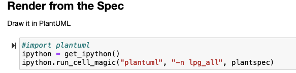 Render LPG as plantuml