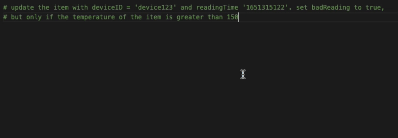 Amazon Q Developer update item