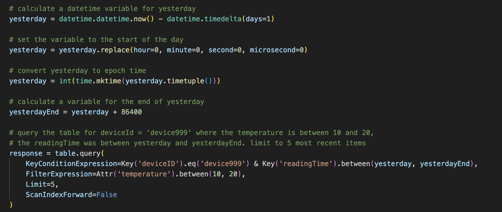 Amazon Q Developer final query