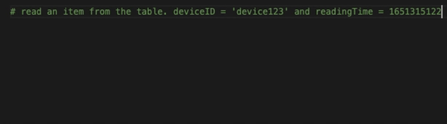 Amazon Q Developer read item